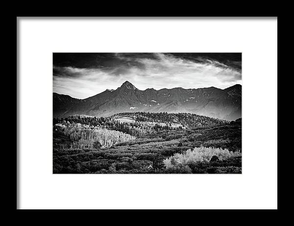 Colorado Framed Print featuring the photograph Dallas Divide Black and White by Rick Berk