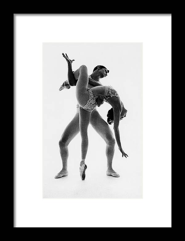 Dance Framed Print featuring the photograph Dancers in Balanchine's Bugaku by Bert Stern