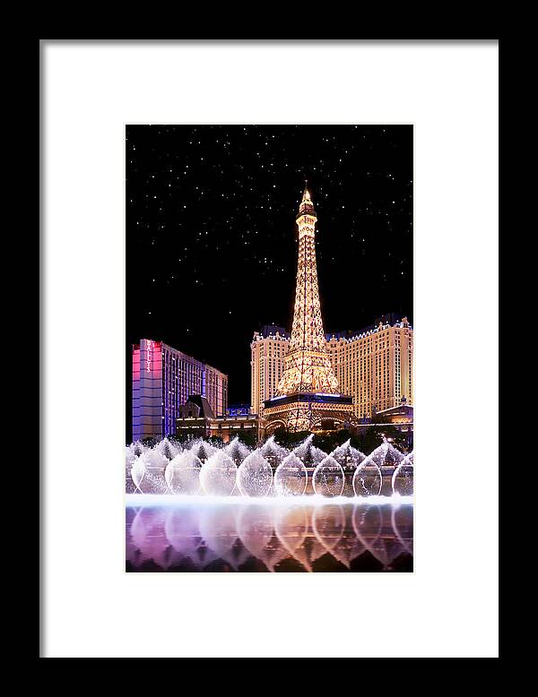 Las Vegas Framed Print featuring the photograph Dancing In The Starlight by Iryna Goodall