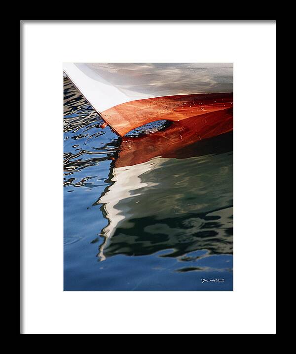 Insight Framed Print featuring the photograph Dancing Reflections, Byblos by Marc Nader