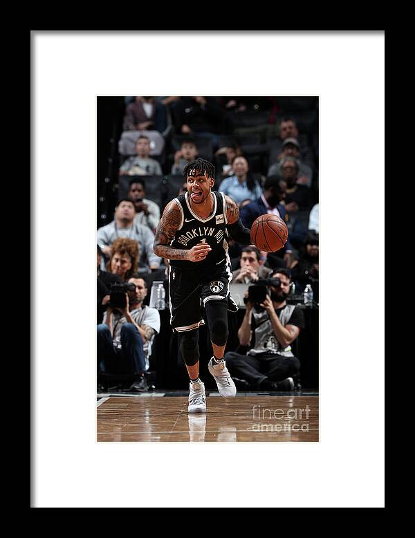 D'angelo Russell Framed Print featuring the photograph D'angelo Russell by Joe Murphy
