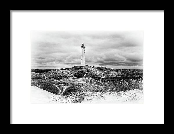 Lighthouse Framed Print featuring the photograph Danish Lighthouse by Steven Nelson