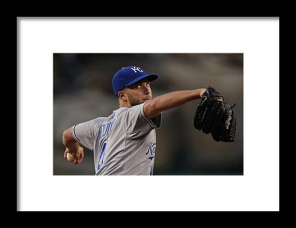 Second Inning Framed Print featuring the photograph Danny Duffy by Jeff Gross