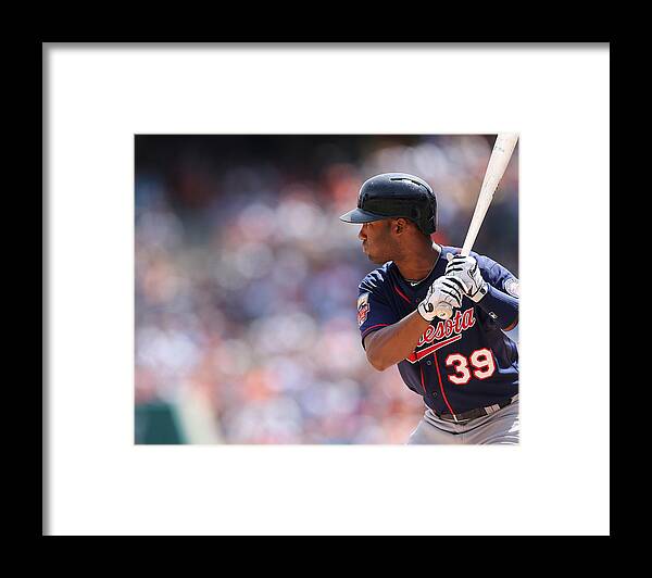 American League Baseball Framed Print featuring the photograph Danny Santana by Leon Halip