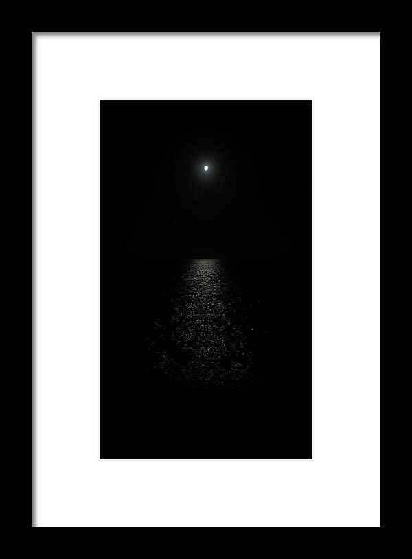 Darkness Framed Print featuring the photograph Darkness Darkness by Micah Offman