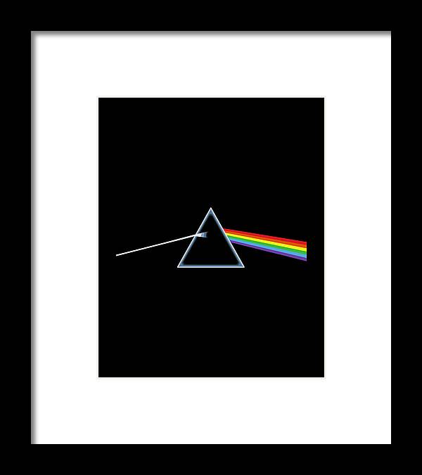 Pink Floyd Framed Print featuring the digital art Darsimoo Love Music Typography Design by Notorious Artist