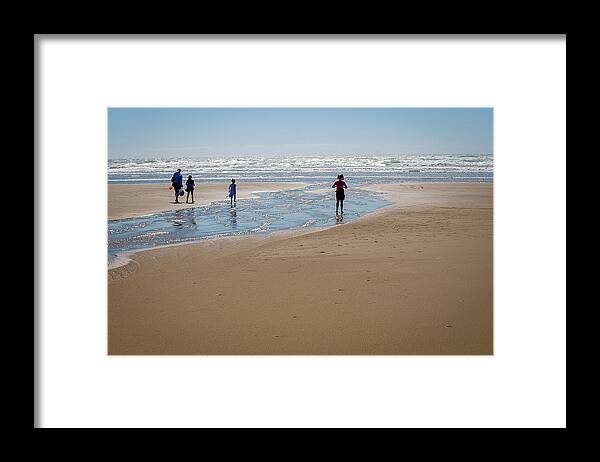 Beach Framed Print featuring the photograph Day at the Beach by Craig J Satterlee