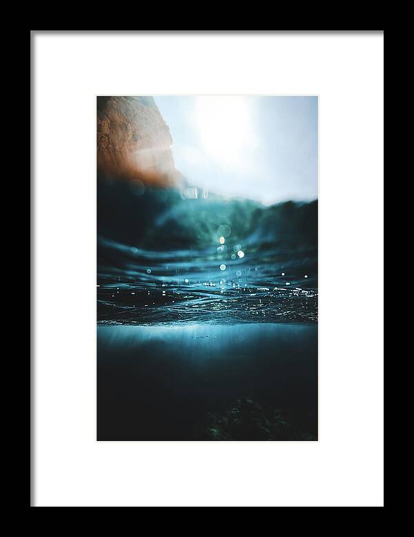 Water Framed Print featuring the photograph Daydreaming by Sina Ritter