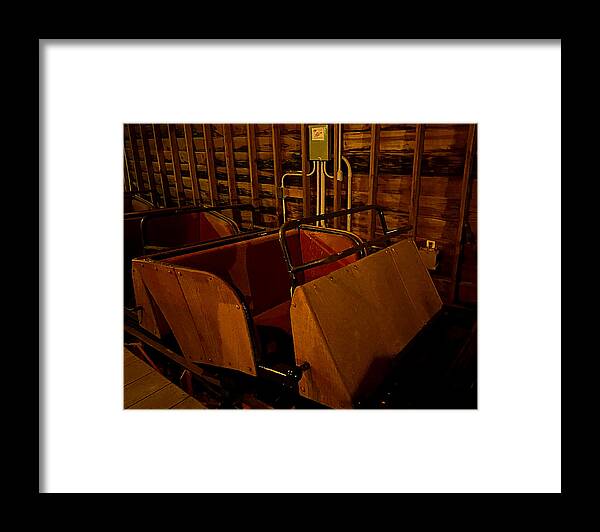 Roller Coaster Framed Print featuring the photograph Deadwood Coaster by Lee Darnell