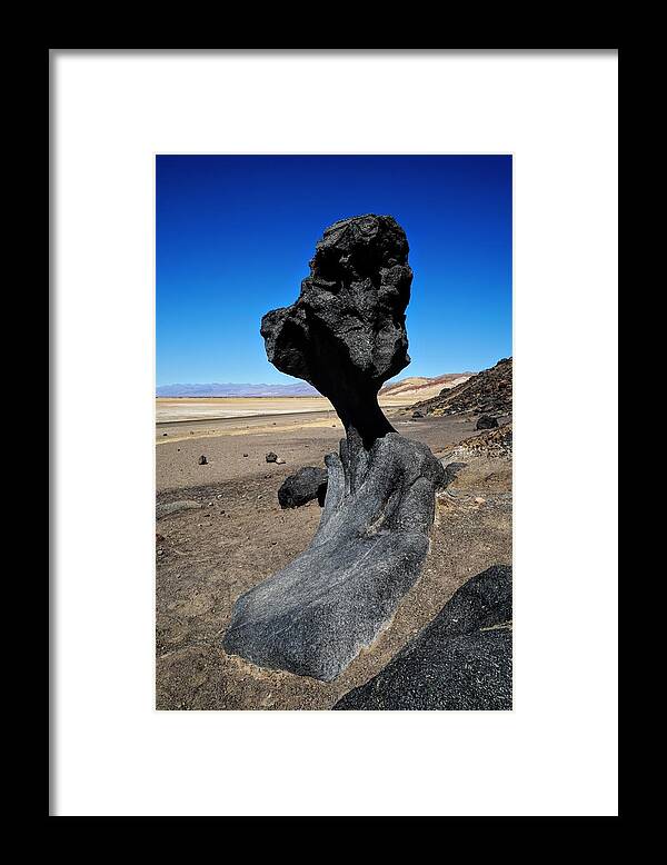 Death Valley Framed Print featuring the photograph Death Valley Strange by Brett Harvey