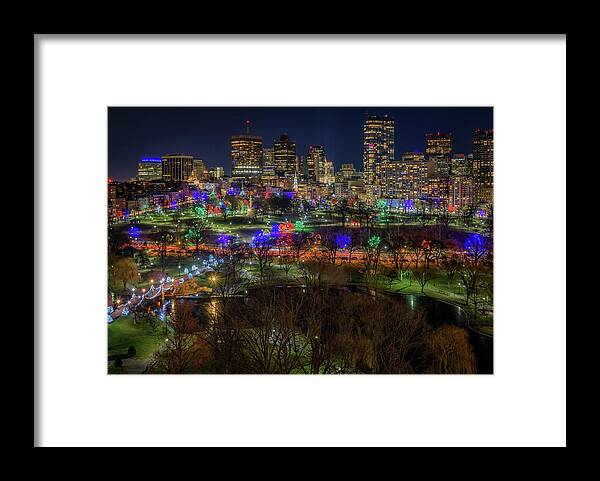 Boston Framed Print featuring the photograph December Evening in Boston by Kristen Wilkinson