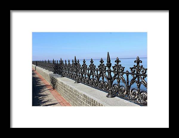  Framed Print featuring the photograph Decorative fence by Annamaria Frost