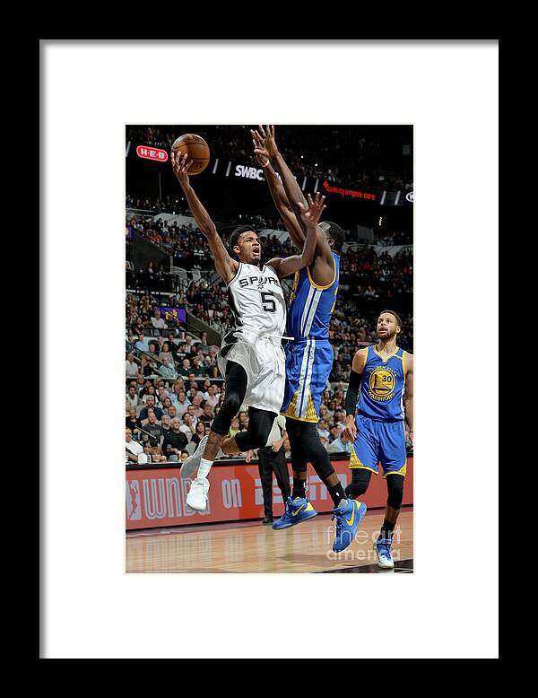 Dejounte Murray Framed Print featuring the photograph Dejounte Murray by Mark Sobhani