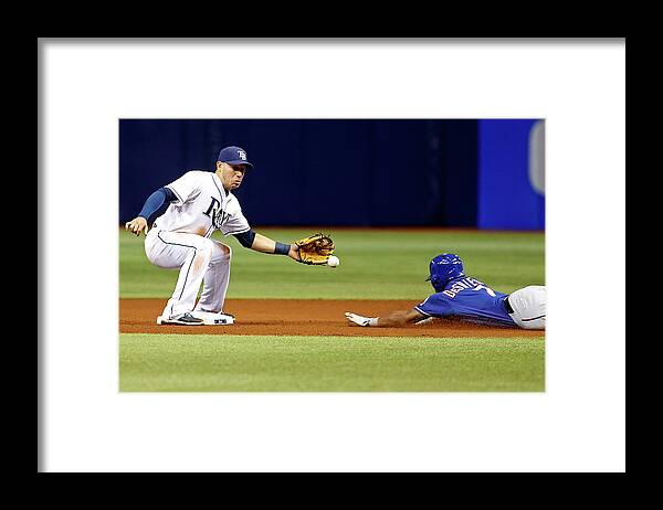 People Framed Print featuring the photograph Delino Deshields by Brian Blanco
