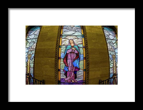 Virgin Mary Framed Print featuring the photograph Deliverance by Emerita Wheeling