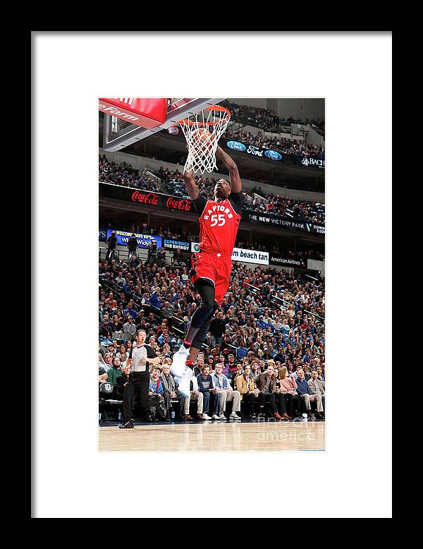 Nba Pro Basketball Framed Print featuring the photograph Delon Wright by Danny Bollinger