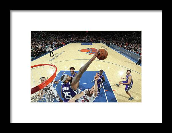 Nba Pro Basketball Framed Print featuring the photograph Demarcus Cousins by Nathaniel S. Butler