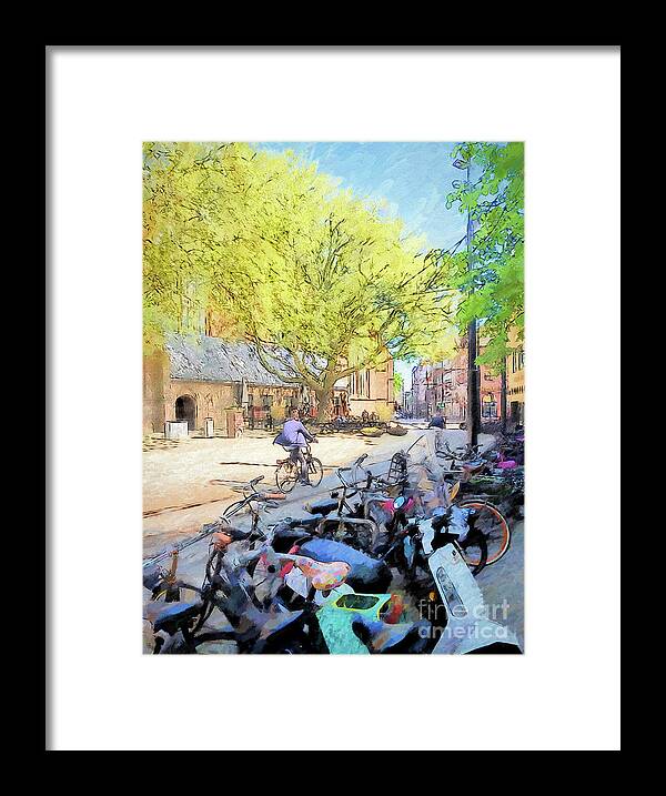 Den Haag Framed Print featuring the photograph Den Haag, The Hague, Street Scene, Netherlands by Philip Preston