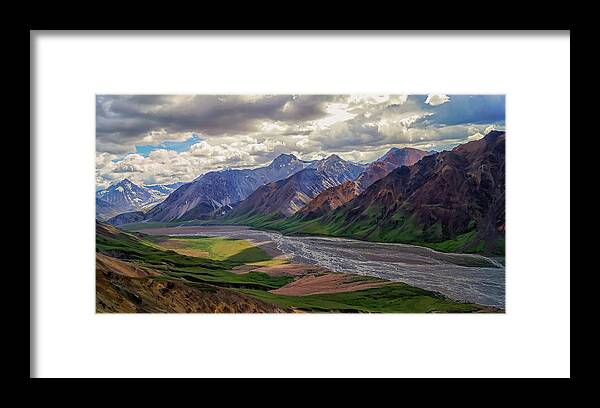 Alaska Framed Print featuring the photograph Denali by Kim Arthur