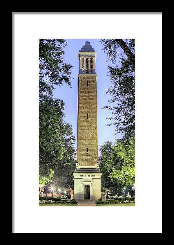 Denny Chimes Framed Print featuring the photograph Denny Chimes by JC Findley