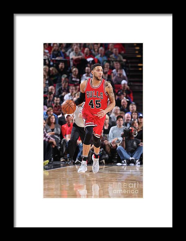 Denzel Valentine Framed Print featuring the photograph Denzel Valentine by Sam Forencich