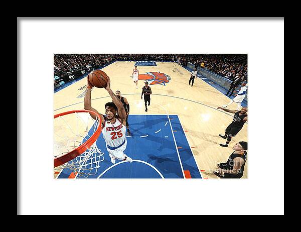 Nba Pro Basketball Framed Print featuring the photograph Derrick Rose by Nathaniel S. Butler
