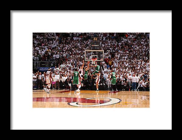 Playoffs Framed Print featuring the photograph Derrick White by Issac Baldizon
