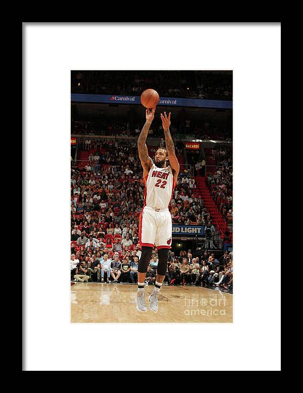 Nba Pro Basketball Framed Print featuring the photograph Derrick Williams by Oscar Baldizon
