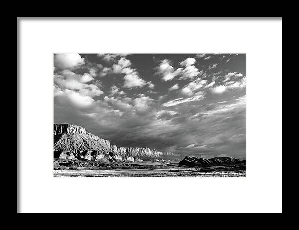  Framed Print featuring the photograph Desert panorama by Robert Miller