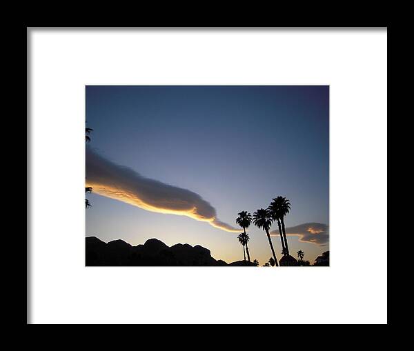Sky Framed Print featuring the photograph Desert Sky, II by Leslie Porter