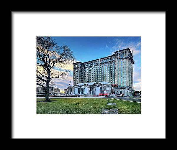 Detroit Framed Print featuring the photograph Detroit Grand Central IMG_6926 by Michael Thomas