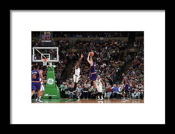 Devin Booker Framed Print featuring the photograph Devin Booker by Brian Babineau