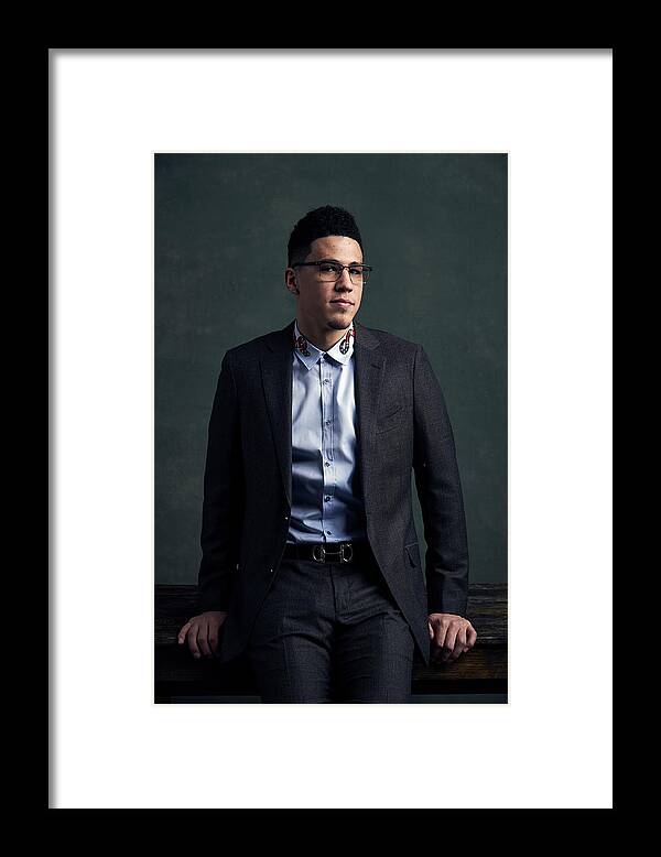 Event Framed Print featuring the photograph Devin Booker by Jennifer Pottheiser