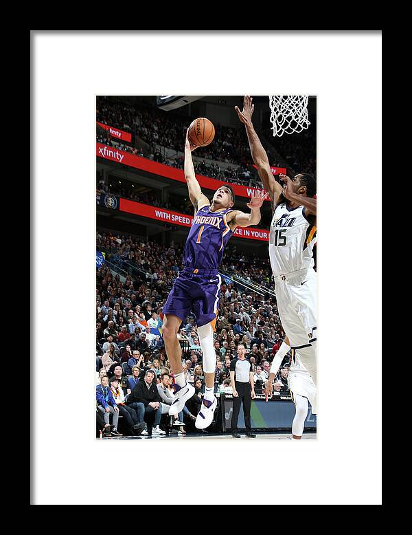 Nba Pro Basketball Framed Print featuring the photograph Devin Booker by Melissa Majchrzak