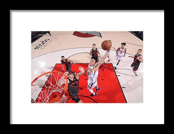 Nba Pro Basketball Framed Print featuring the photograph Devin Booker by Sam Forencich