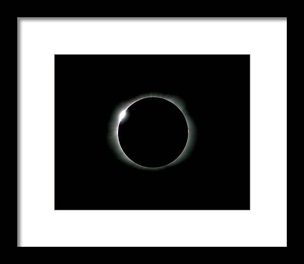 Solar Framed Print featuring the photograph Diamond Ring by Carol Erikson