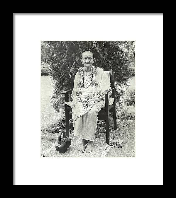 Ma Framed Print featuring the photograph Didi Ma, Swami Muktananda Giri, Mother of Anandamayi Ma by Unknown