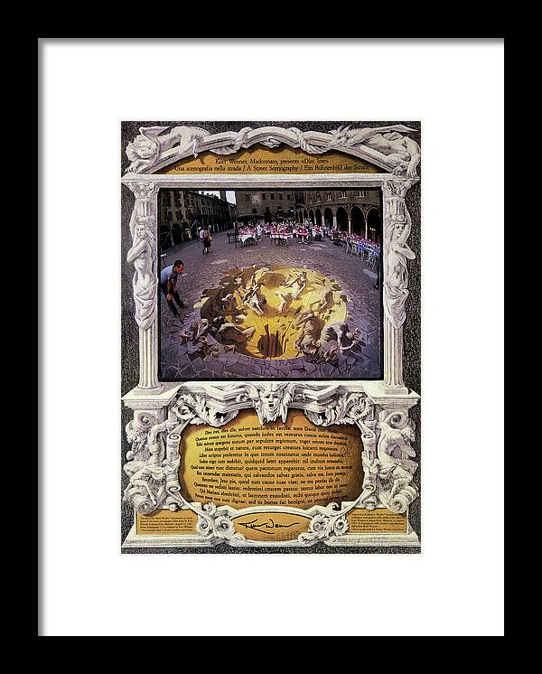 Dies Irae Framed Print featuring the mixed media Dies Irae Poster by Kurt Wenner