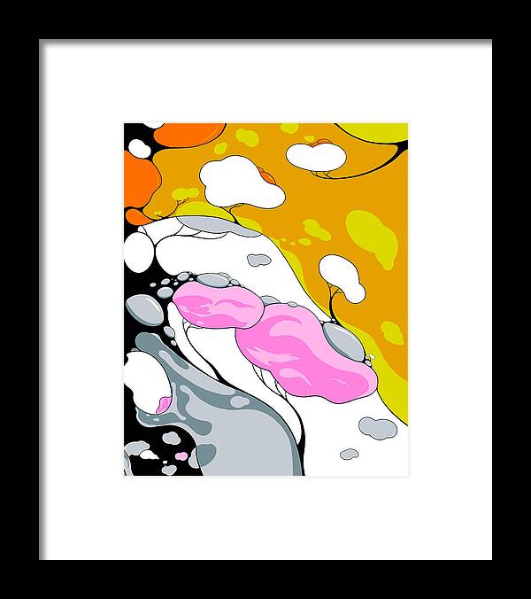 Trees Framed Print featuring the digital art Diffusion by Craig Tilley