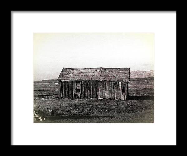Dilapidated Barn Framed Print featuring the photograph Dilapidated Barn by Dan Sproul