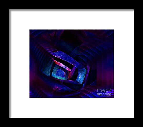 Surreal Dimensions Collection Framed Print featuring the digital art Dimension Royale 3 by Aldane Wynter