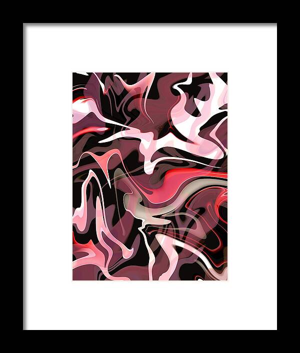  Framed Print featuring the digital art Dimensional Shifts by Michelle Hoffmann