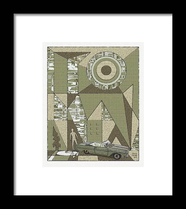 Dinky Toys Framed Print featuring the digital art Dinky Toys / Fury by David Squibb