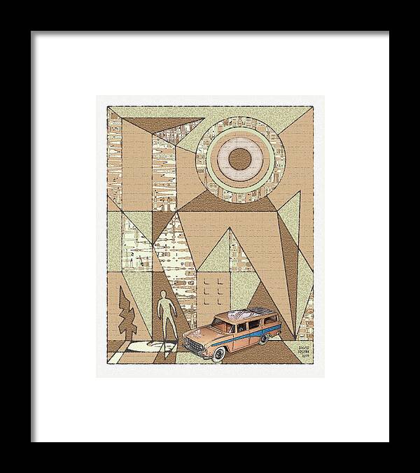 Dinky Toys Framed Print featuring the digital art Dinky Toys / Rambler by David Squibb