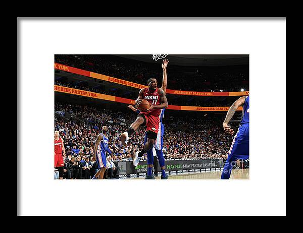 Nba Pro Basketball Framed Print featuring the photograph Dion Waiters by Jesse D. Garrabrant
