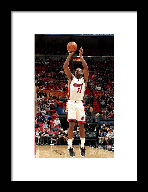 Dion Waiters Framed Print featuring the photograph Dion Waiters by Oscar Baldizon