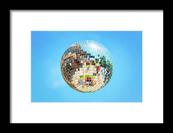 Light Framed Print featuring the photograph Disco Ball-1 by John Kirkland