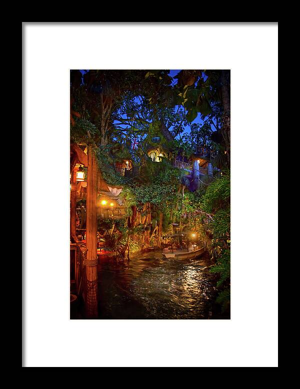 Magic Kingdom Framed Print featuring the photograph Disney Jungle Cruise by Mark Andrew Thomas