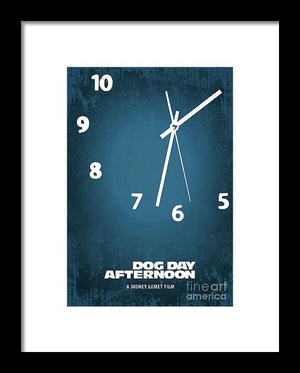 Movie Poster Framed Print featuring the digital art Dog Day Afternoon by Bo Kev