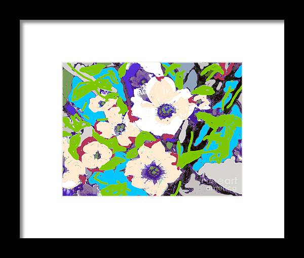  Framed Print featuring the photograph Dogwood Blooms II by Shirley Moravec